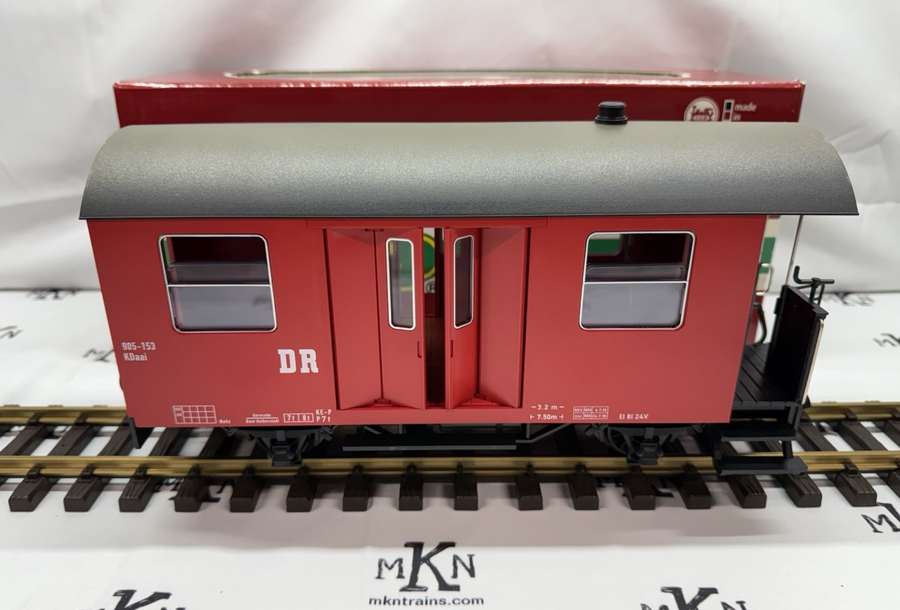 LGB 40520 DR RED Baggage Car G Scale Brand New