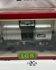 LGB 4040C G Scale BASF Single Dome Tank Car Metal Spoked Wheels LN/Box