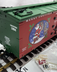 USA Trains R13012 Here Comes Santa Claus Merry Christmas Reefer G Scale New