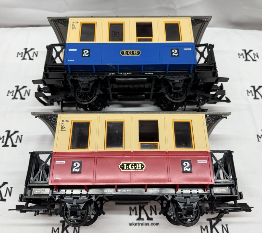 LGB 20301 Passenger Starter Train Set Figures Track G Scale W. Germany EX