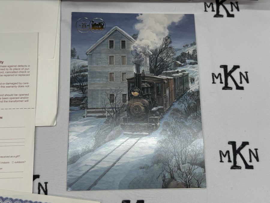 LGB 2055 LIMITED EDITION WOLFGANG WHITE PASS ALCO DIESEL LOCO 87 OF 100! NIB