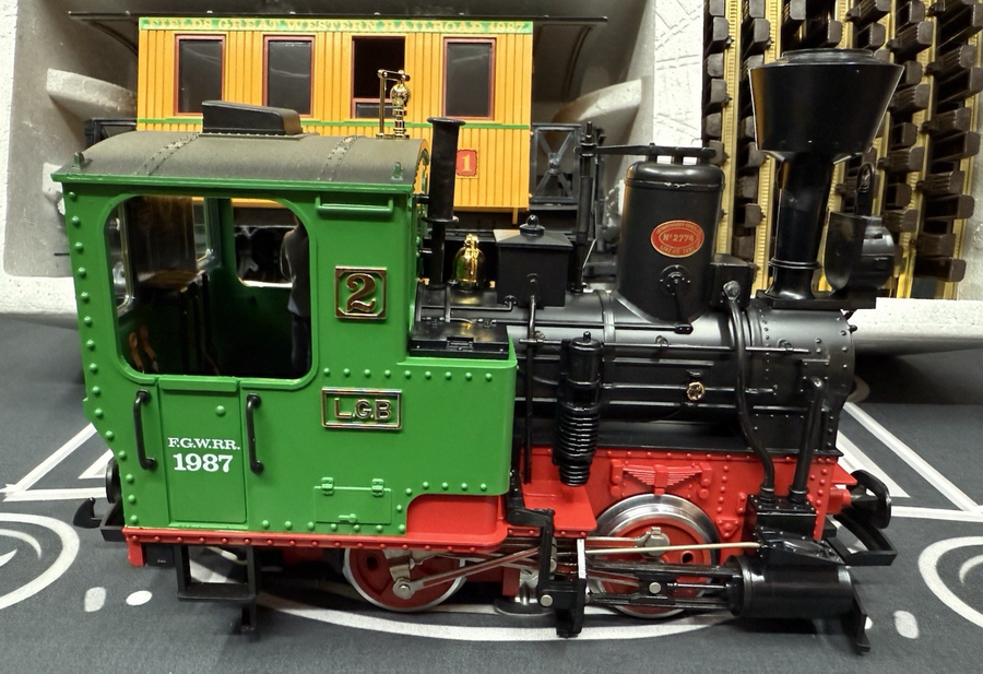 LGB 20537 FIELDS GREAT WESTERN RAILROAD 1987 STARTER SET BRAND NEW G SCALE RARE