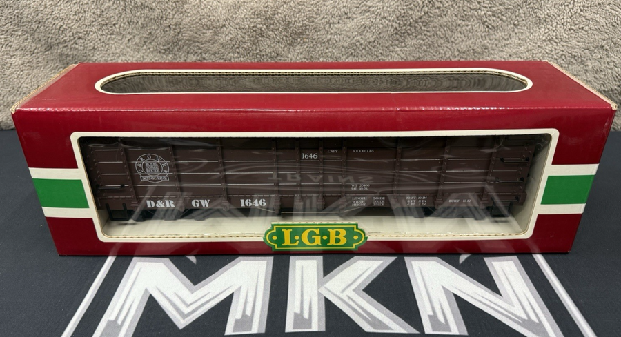 LGB 4073 Denver & Rio Grande Western High-Sided Wooden Gondola 1646 G Scale