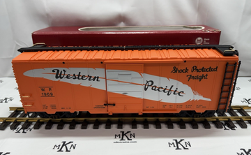 LGB 40919 Western Pacific Feather Box Car Metal Wheels Kadee Couplers G Scale LN