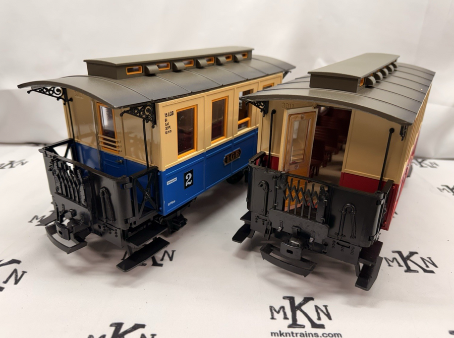 LGB 20301 Passenger Starter Train Set Figures Track G Scale W. Germany Used