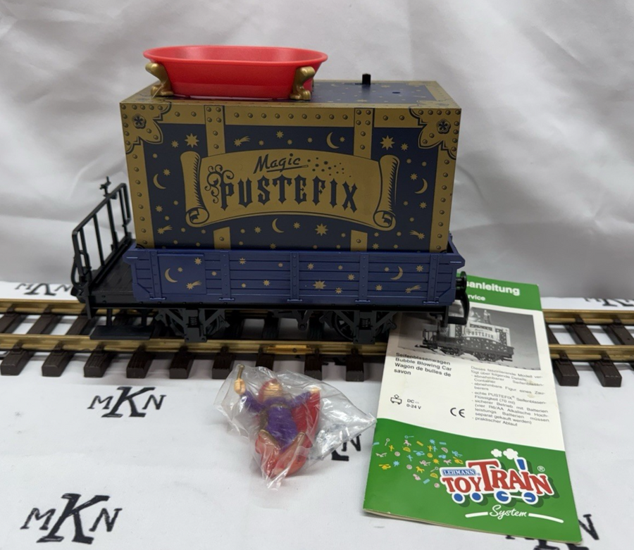 LGB Lehmann #94605 Magic Pustefix Operating Bubble Blowing Car G Scale LN