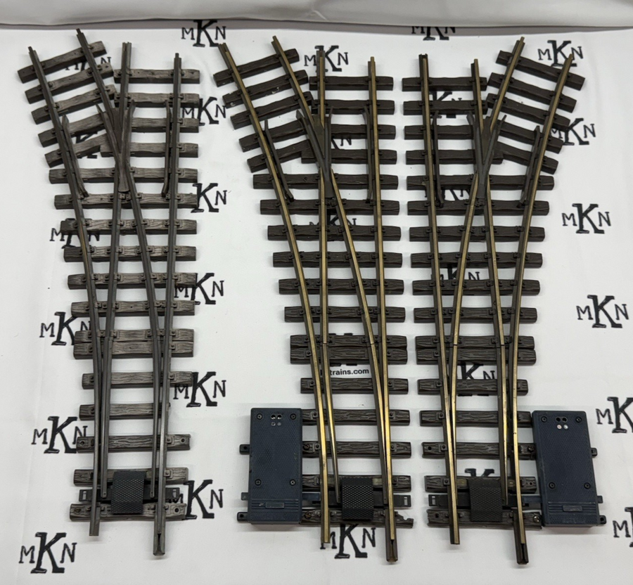 LGB 16050 16150 x3 Left and Right Turnout Switch Electric Manual Used VG G Scale