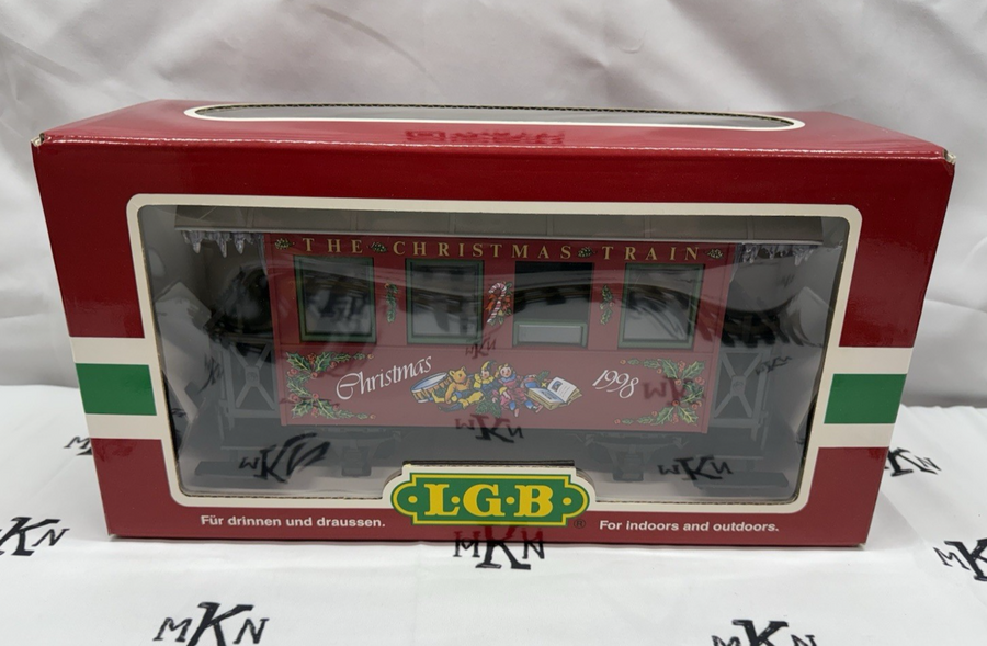 LGB 36078 Christmas Passenger Car 1998 G Scale New