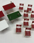 LGB POLA G Scale Tables, Chairs Scenery Accessories Lot