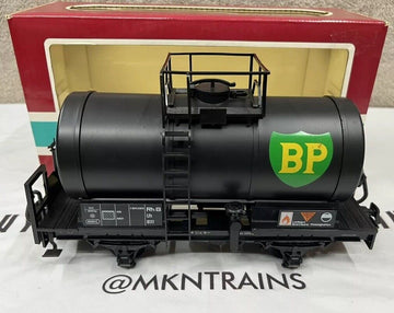 LGB 4040 B BPロゴ付き貨車 LGB 4040B G Scale BP Single Dome Short Tank Car LN/Box – MKN Trains