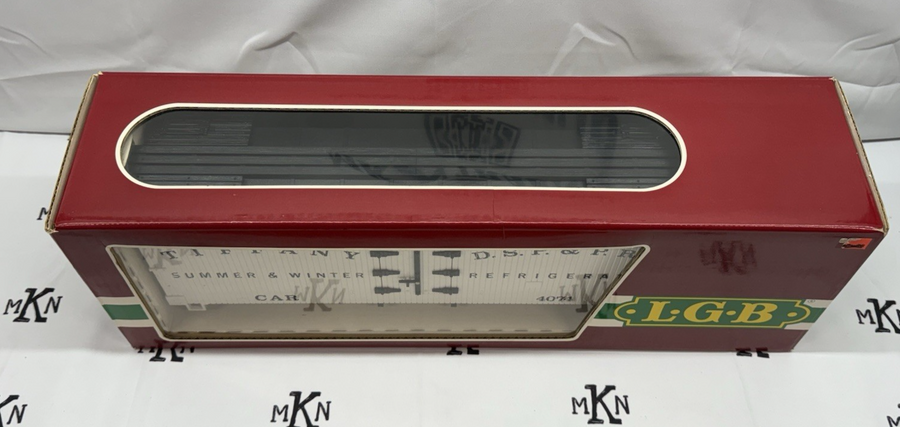 LGB 4074-B02 Tiffany DSP&PRR Reefer Car LN/Box G Scale