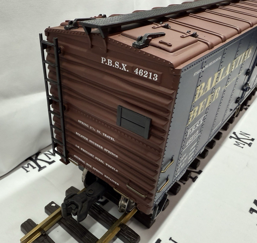 Aristo Craft ART-46213 G Scale Ballantine Beer Reefer METAL WHEELS LN/BOX