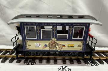 LGB 39073 Teddy Roosevelt Steiff Bear Passenger Coach G Scale