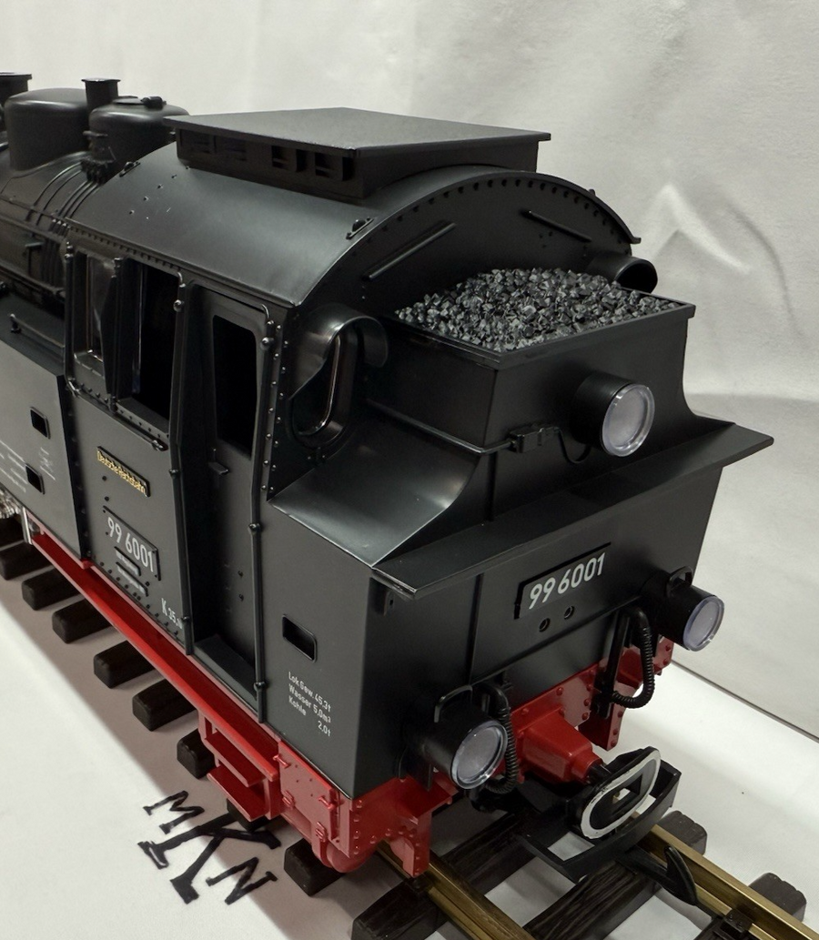 G Scale LGB 2080D DB Deutsche Reichsbahn 2-6-2 Steam Locomotive #99 6001