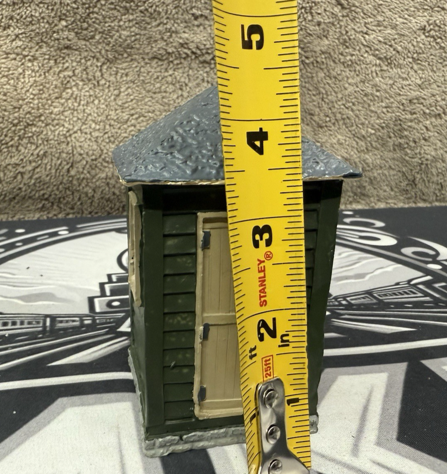 G Scale Concrete Custom Painted Building Outhouse Train Layout