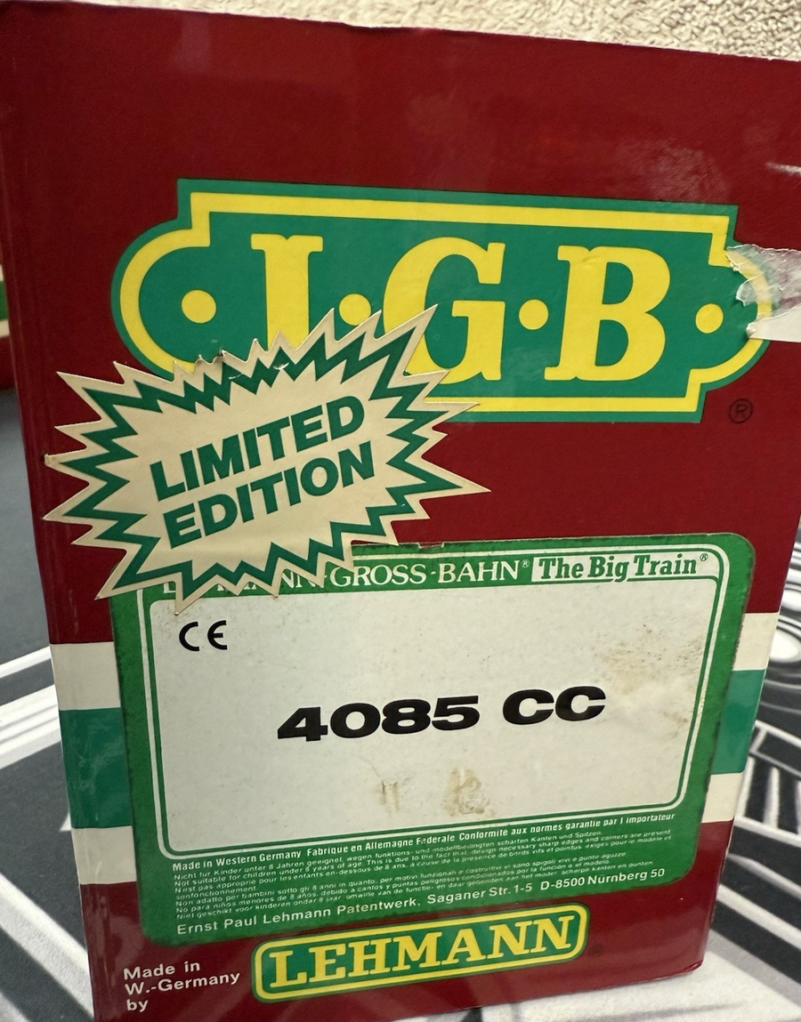 LGB 4085-CC G Scale Flat Car w/Frankenmuth, Michigan 1991 Convention New In box