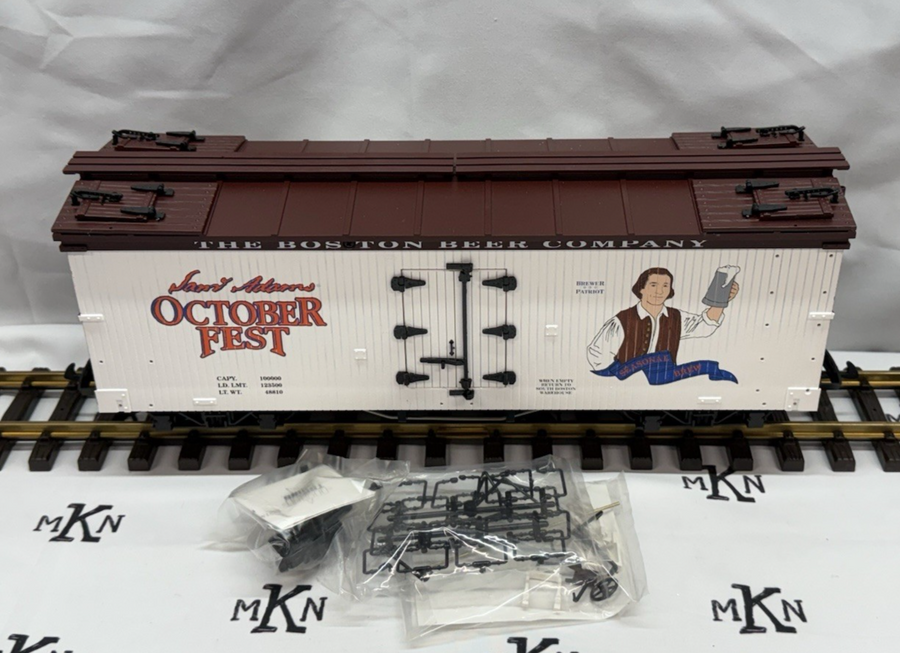 USA Trains R-16279 Sam Adams "October Fest" Beer Reefer Car G Scale