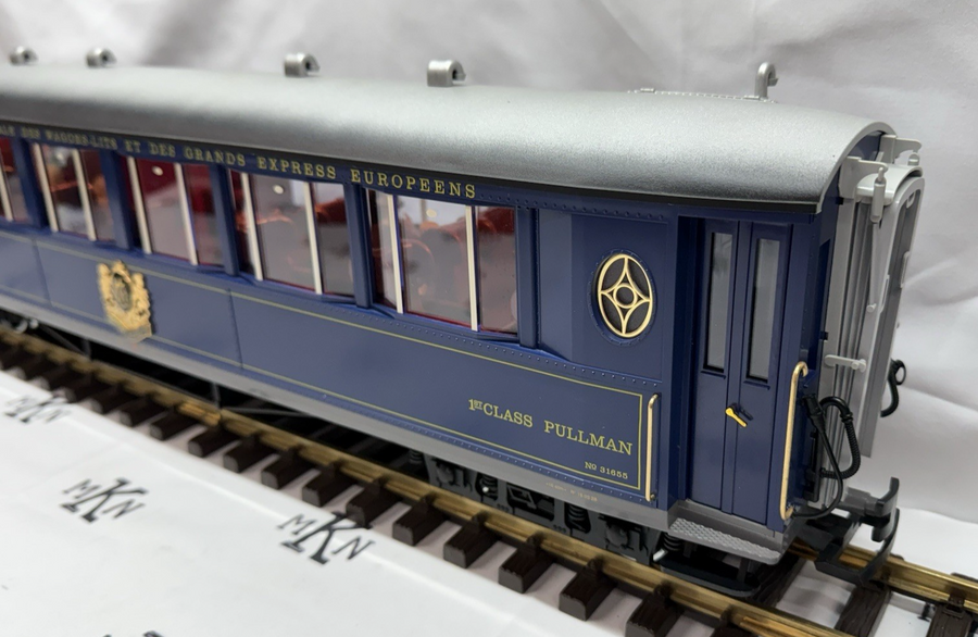LGB 31655 G SCALE ORIENT EXRESS 1st CLASS SALON CAR Lighted LN/Box/Inserts (#1)