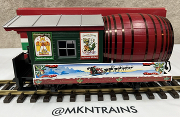 LGB 31420 Seasons Greetings Christmas Caboose MINT G Scale NEW/Box/Sleeve