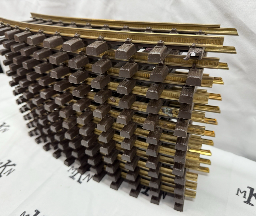 LGB 1100 11000 G Scale 30 Degree Curved Track Sections (12) EX/Box