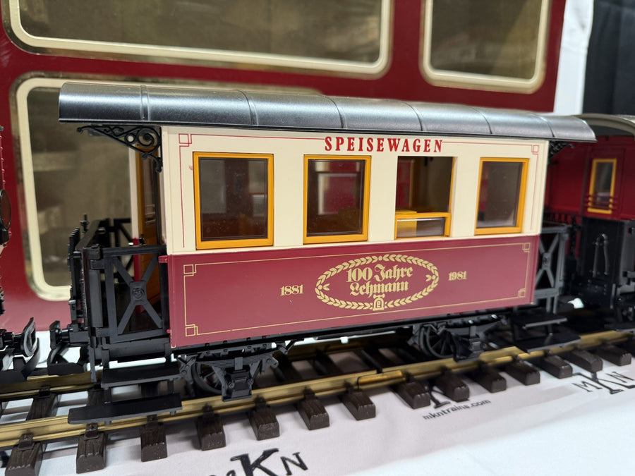 LGB  100 Year Anniversary Red Starter Set LN/Box No Transformer/No Track G Scale