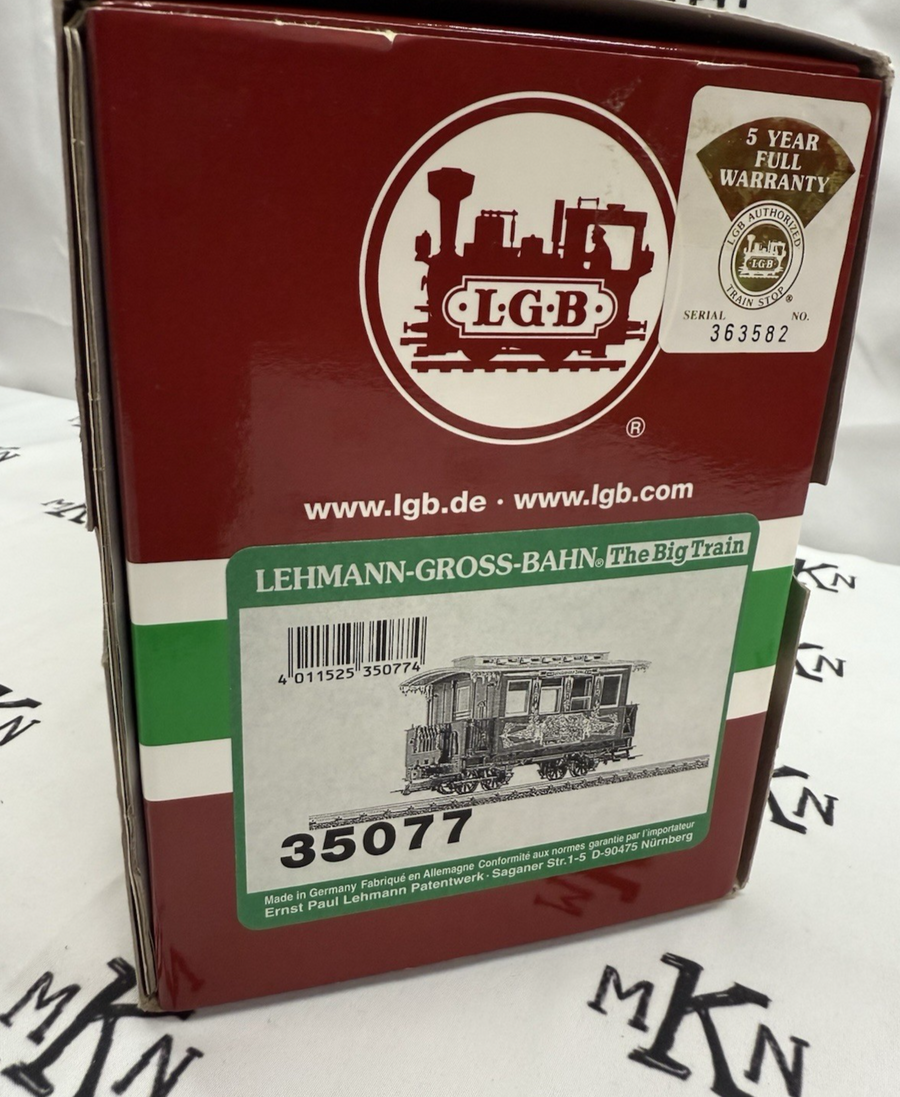 LGB 35077 2006 Christmas Passenger Car Coach G Scale