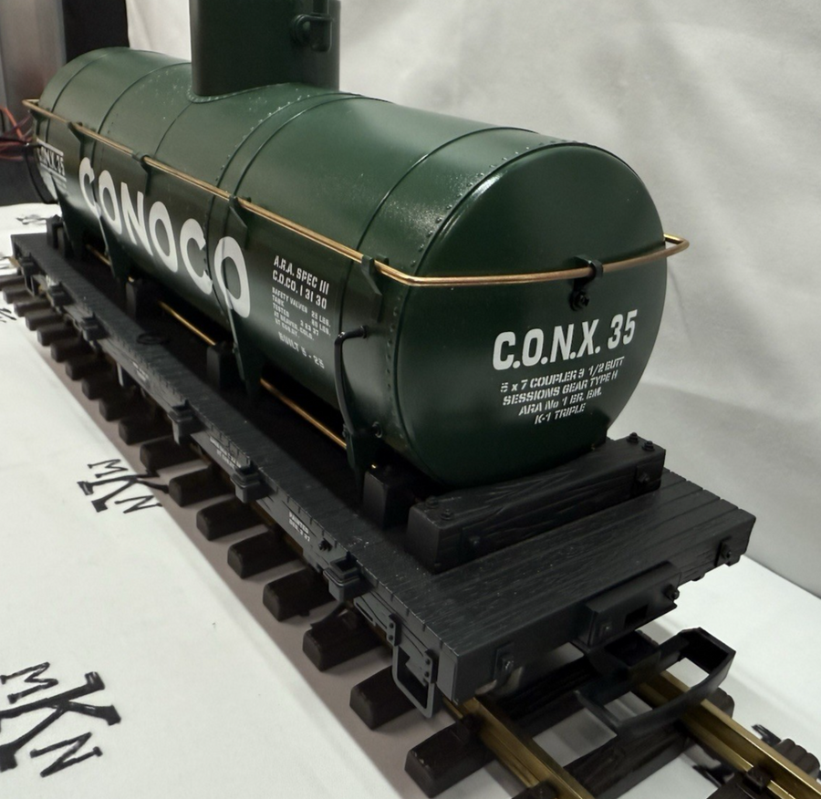 LGB 40805 Conoco Single Dome Tank Car C.O.N.X. 35 LN/EX G Scale