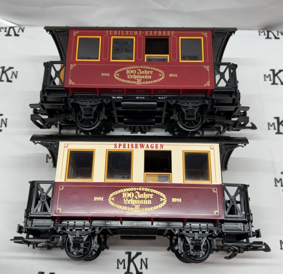 LGB 100 Year Anniversary Red Starter Set G Scale Complete Train Set with Track