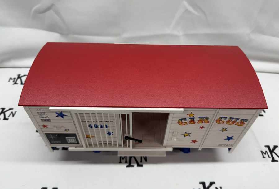 LGB 4036 Circus Cage Animal Car G Scale with Circus Animal Ramp/Rails LN/Box