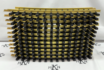 Aristo-Craft ART-30100 US Style 4' Diameter (12) Curved Brass Track G Scale New