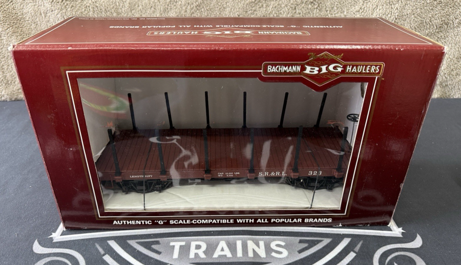 Bachmann Flat Car Sandy River & Rangley Lakes G Scale Narrow Gauge LN/Box