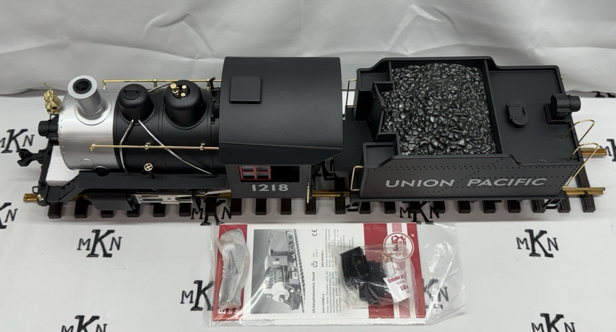LGB 20232 Union Pacific #1218 2-4-0 Steam Locomotive DC & Sound G Scale LN