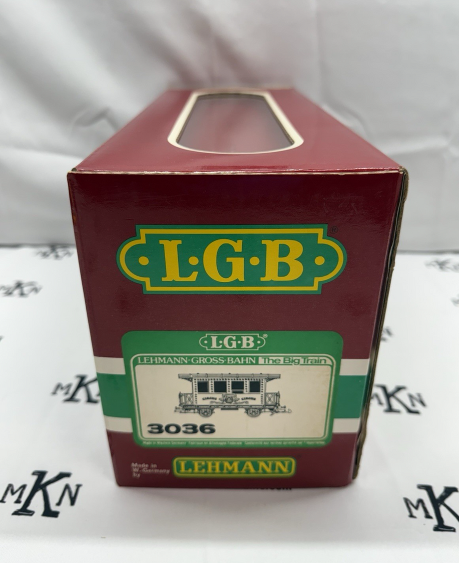 LGB 3036 Circus Passenger Car G Scale Brand New In Box