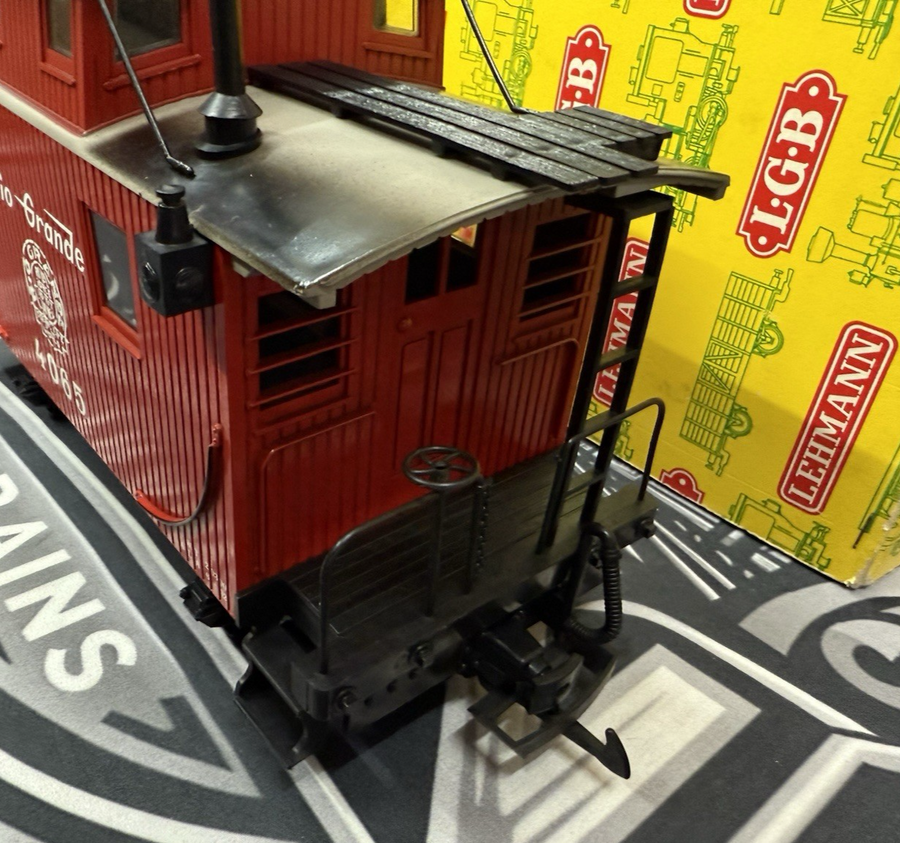 LGB 4065 G Scale "Rio Grande" Bobber Caboose Yellow Box LN/Box