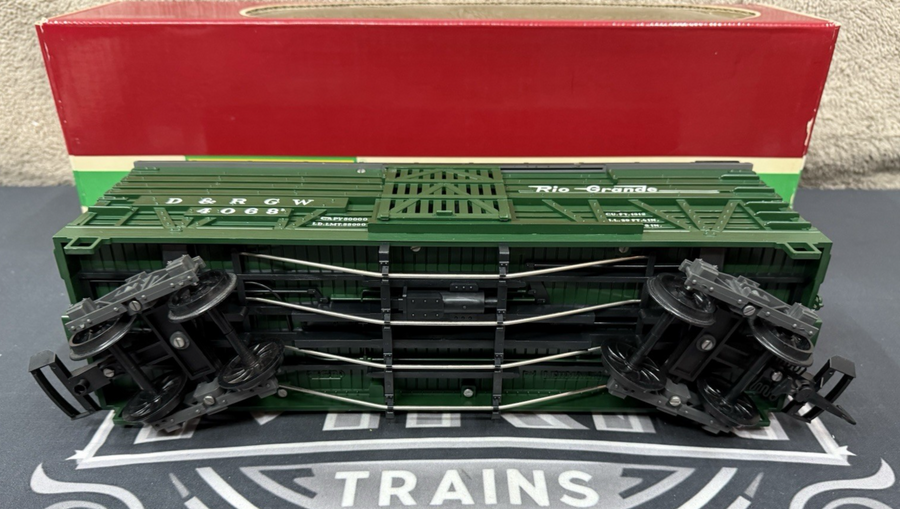 LGB 4068 DRGW Rio Grande Green Cattle Stock Car G Scale EX/BOX