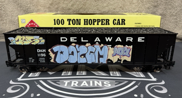 Aristo craft ART 41425 Delaware & Hudson 100 Ton Hopper Graffiti G Scale LN/BOX