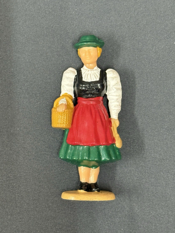 LGB G SCALE WOMEN FIGURE Green Dress PEOPLE FOR MODEL TRAIN LAYOUT