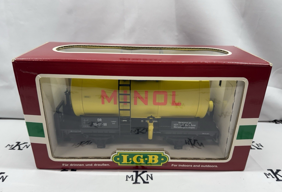 LGB 45400 G-Scale Minol Oil Tank Car New in Box