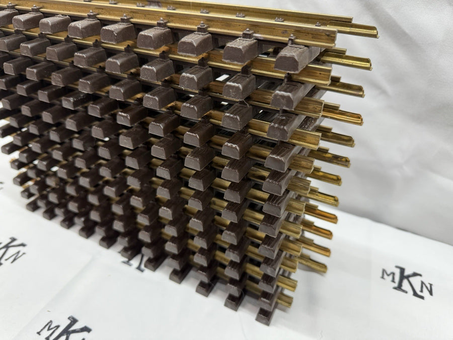 LGB 10000 (1000) x 12 Brass Straight Track G Scale EX/Box