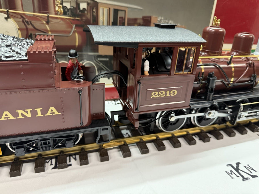 LGB 2219S G Pennsylvania 2-6-0 Mogul Steam Locomotive & Sound Tender LN G Scale