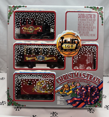 LGB 72550 Christmas Steam Engine Train Set G Scale Complete Lighted MINT