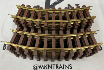 Lionel R1 G-gauge G Scale brass scale Lot of 12 pcs Full 4’ Circle curved NOS