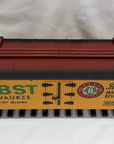 LGB 4074 G Scale Pabst Milwaukee Reefer with Ball Bearing Metal Wheels LN/Box