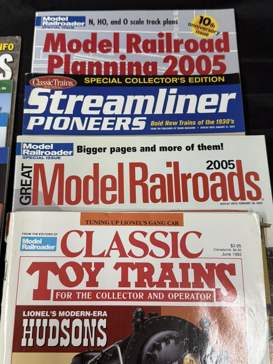 TRAIN MAGAZINE RAILROADS Magazines LOT Trains Locomotives 1992-2005