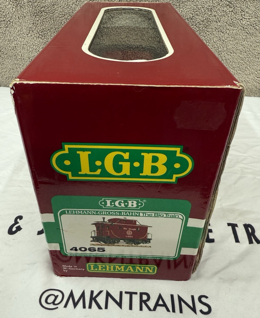 LGB 4065 G Scale Rio Grande Center Cupola Caboose Ex/Box