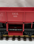 Vintage LGB 4041 OEG #1200 Ballast Car G Scale Germany Version A Couplers Red