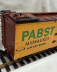 LGB 4074 G Scale Pabst Milwaukee Reefer with Ball Bearing Metal Wheels LN/Box