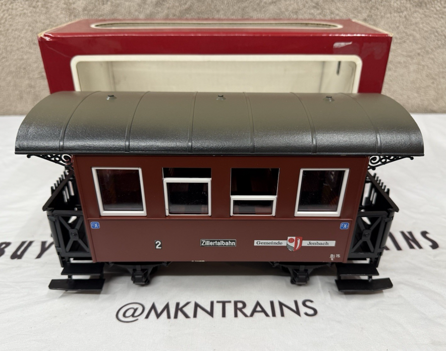 LGB 3107 G Scale Passenger Car Zillertalbahn Ramsau Hippach New/Box