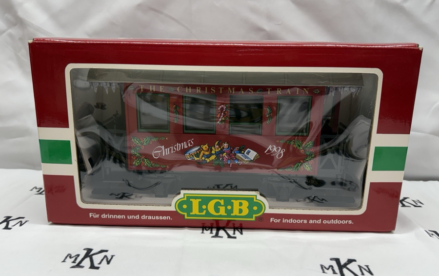 LGB 1998 LEHMANN The Big Train 36078 Christmas Passenger Car G Scale