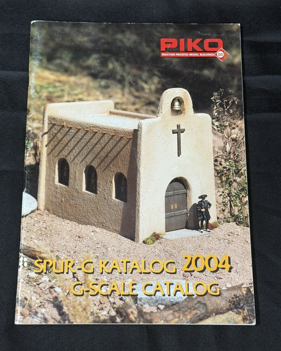 PIKO WEATHER PROOFED MODEL BUILDINGS SPUR-G KATALOG 2004 G-SCALE CATALOG